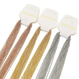 10pcs Stainless Steel Link Cable Chain Necklace for DIY Jewelry Making