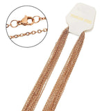10pcs Stainless Steel Link Cable Chain Necklace for DIY Jewelry Making