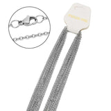 10pcs Stainless Steel Link Cable Chain Necklace for DIY Jewelry Making