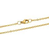10pcs Stainless Steel Link Cable Chain Necklace for DIY Jewelry Making