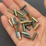 Abalone Shell Round Tube Bead Charm for DIY Jewelry