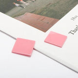 10pcs 25mm Square Fruta Acrylic Hairpin Earrings Accessories