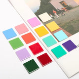 10pcs 25mm Square Fruta Acrylic Hairpin Earrings Accessories