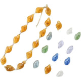 Stained Glass Hollow Glass Beads Earrings Necklace Accessories