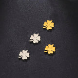 10pcs Lucky Four-leaf Clover Pendant Charms for DIY Jewelry Making