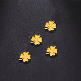 10pcs Lucky Four-leaf Clover Pendant Charms for DIY Jewelry Making