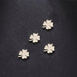 10pcs Lucky Four-leaf Clover Pendant Charms for DIY Jewelry Making