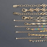 18k Plated Copper Zircon Jewelry Accessories