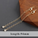18k Plated Copper Zircon Jewelry Accessories