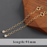 18k Plated Copper Zircon Jewelry Accessories