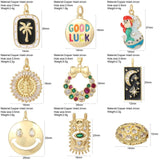 Moon Star Sun Evil Eye Charms for Jewelry Making Supplies Bohemian Dijes