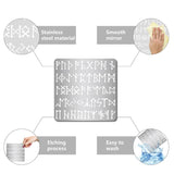 Metal Runes Stencil Elder Futhark Template Gothic Font Engraving