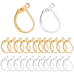 100pcs Leverback Earwire Earrings Hooks DIY Jewelry Making Findings