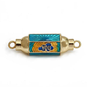 Copper Evil Eye Enamel Pendant Jewelry Making Necklace Bracelet Charms