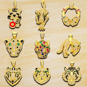 MIHUA 14k Gold Plated Animal Pendant Natural Necklaces