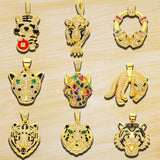 MIHUA 14k Gold Plated Animal Pendant Natural Necklaces