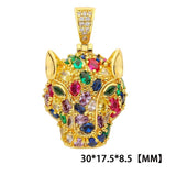 MIHUA 14k Gold Plated Animal Pendant Natural Necklaces