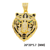 MIHUA 14k Gold Plated Animal Pendant Natural Necklaces