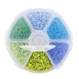 1080Pcs 6mm Colorful Alum Jump Ring DIY Necklace Crafts Accessories