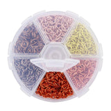 1080Pcs 6mm Colorful Alum Jump Ring DIY Necklace Crafts Accessories