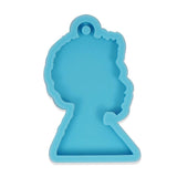 Afro Female Head Coaster Tray Keychain Craft Casting Mold