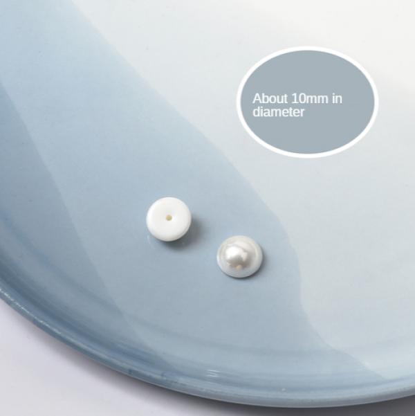 Water Drop Alloy Pendant Pearl Love Round Patch DIY Accessories
