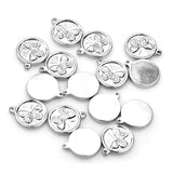 Stainless Steel Pentagram Charms DIY Jewelry Making 5pcs
