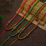 5pcs Adjustable Woven Lanyard for Necklace Pendant DIY Jewelry
