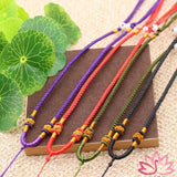 5pcs Adjustable Woven Lanyard for Necklace Pendant DIY Jewelry