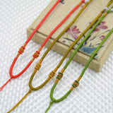 5pcs Adjustable Woven Lanyard for Necklace Pendant DIY Jewelry