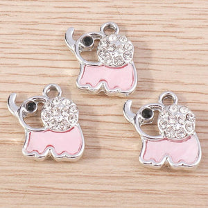 10pcs Crystal Charms for Jewelry Making Women