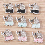 10pcs Crystal Charms for Jewelry Making Women