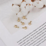 18K Plated Star DIY Earrings Pendant