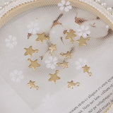 18K Plated Star DIY Earrings Pendant