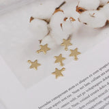 18K Plated Star DIY Earrings Pendant