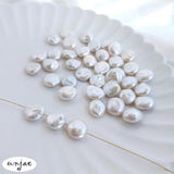Baroque Bright Button Beads Pearl for DIY Jewelry
