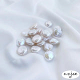 Baroque Bright Button Beads Pearl for DIY Jewelry