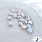 Baroque Bright Button Beads Pearl for DIY Jewelry