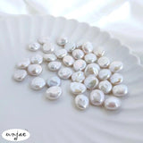 Baroque Bright Button Beads Pearl for DIY Jewelry