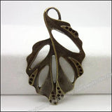 25pcs Vintage Leaf Charms Pendant for DIY Bracelets Necklace
