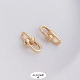 14K U-Shaped Spring Buckle Chain End Connecting Buckle DIY Accessories