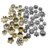 Tibetan Silver Mixed Batch 25 Style Bead Cap for DIY Jewelry