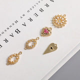 Retro Eyes Love Pearl Rhinestone Lace Ring DIY Jewelry