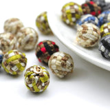 Wool Ball Eardrop Pendant Charms Earrings 12pcs