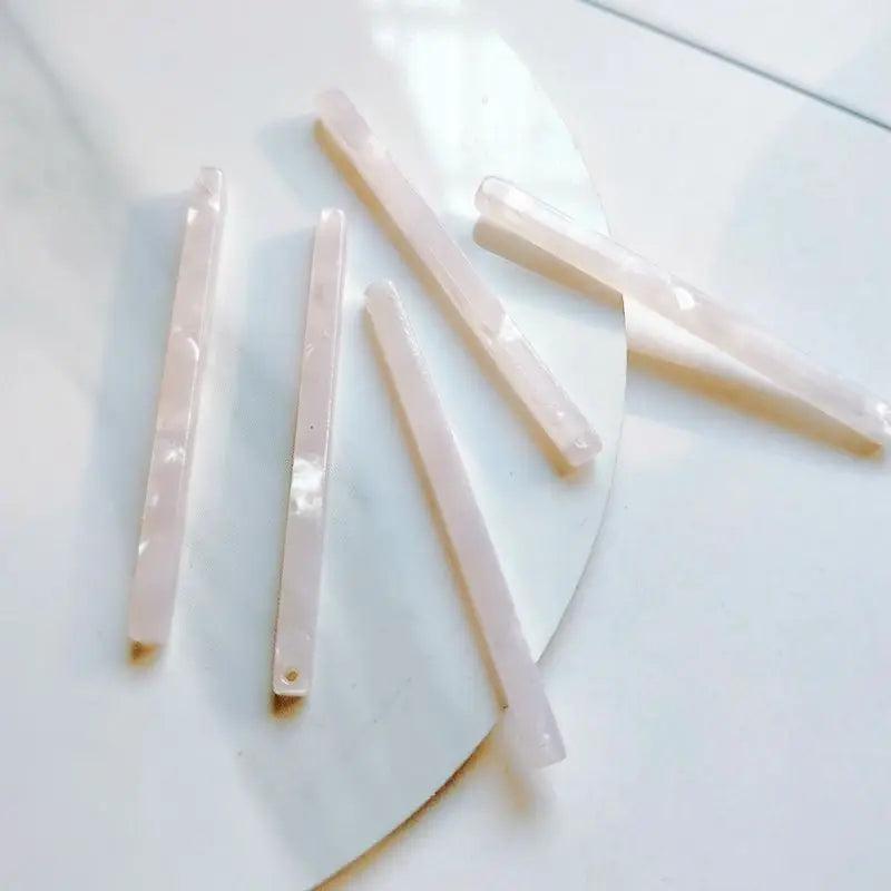 8 Pack Japanese & Acrylic Marble Pendant Earring DIY Material