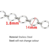 Stainless Steel Oval Link Chains for DIY Necklace Making