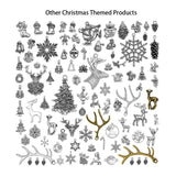 Silver Plated Christmas Tree Charms Pine Pendants DIY Jewelry Making