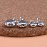 S925 Thai Silver Money Bag Pendant DIY Material
