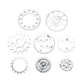 20pcs Antique Silver Steampunk Gear Pendant Charms for DIY Craft