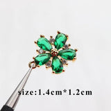 18k Plated Zircon Pendant DIY Earring Jewelry Making